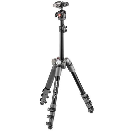 Manfrotto Befree One Aluminum Lightweight Tripod with Ball Head, Gray