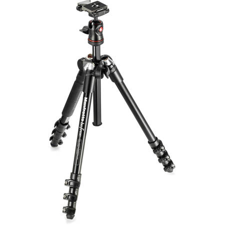 Manfrotto MKBFRA4-BH 3-section Aluminum Befree Tripod with BallHead - Black