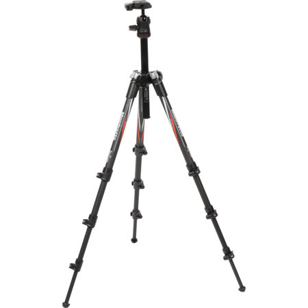 Manfrotto MKBFRC4-BH 3-section Carbon Fiber Befree Tripod with QR and Carry Bag