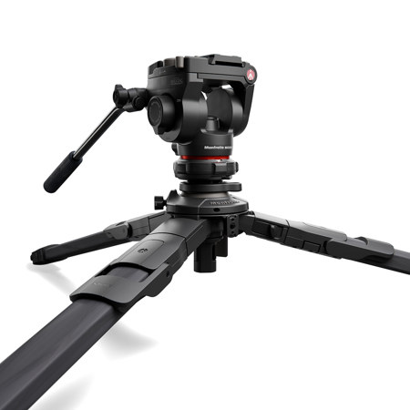 Manfrotto 500X Fluid Video Head with ONE Carbon Fiber Hybrid Video