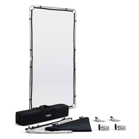 Manfrotto 1.1x2m Pro Scrim All In One Kit, Medium