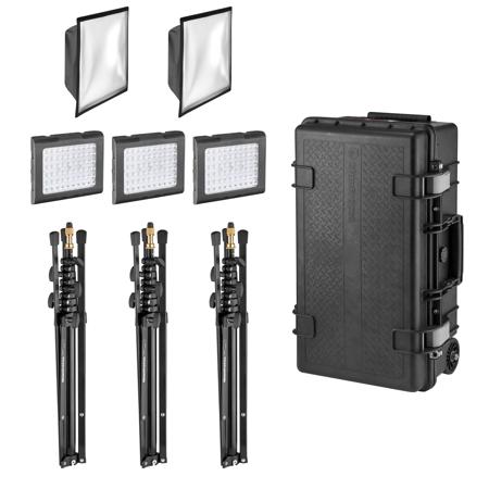 Manfrotto Lykos 2.0 2 in 1 Complete Professional Lighting Kit MLLYKOSKIT