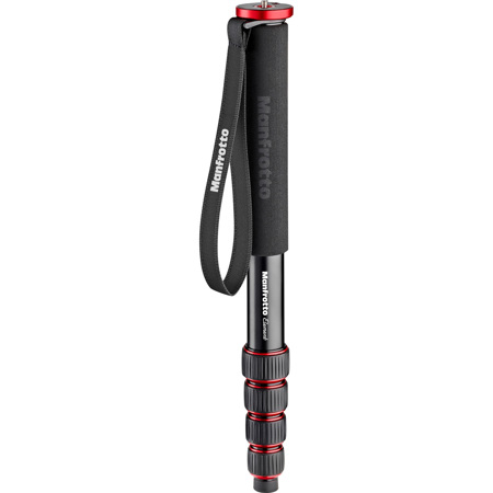 Manfrotto Element 5-Section Aluminum Monopod, 33.1lb Capacity, 59.1" Maximum Length, Red