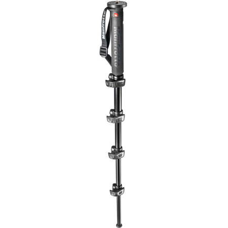 Manfrotto XPRO Land Aluminum Monopod, 5 Sections, 55" Max Height