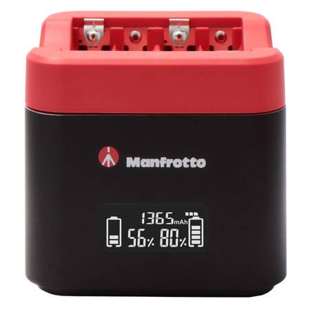 Manfrotto Pro CUBE Professional Twin Charger for Canon Batteries