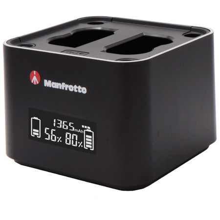 Manfrotto Pro CUBE Professional Twin Charger for Nikon Batteries
