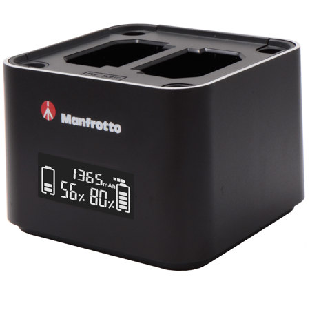 Manfrotto Pro CUBE Professional Twin Charger for Sony Batteries