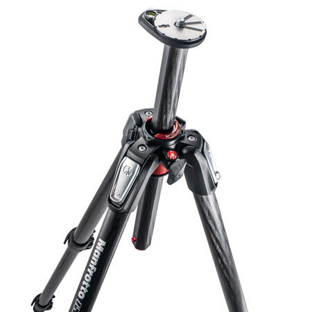 Manfrotto 055 3-Section Carbon Fiber Tripod with Horizontal Column