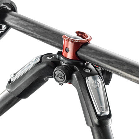 Manfrotto 055 3-Section Carbon Fiber Tripod with Horizontal