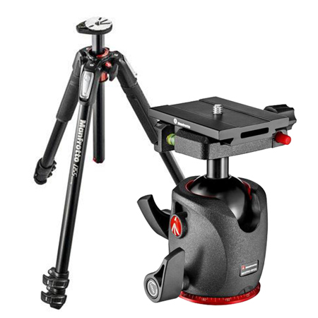 manfrotto 3 section tripod