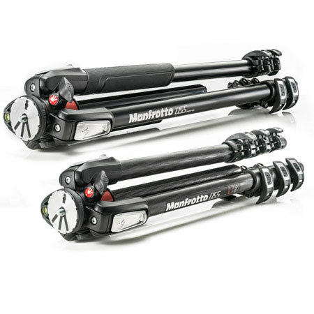 Manfrotto 055 3-Section Aluminum Tripod with Horizontal