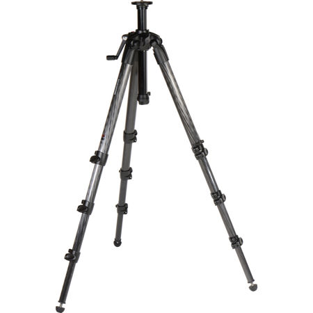 Manfrotto 057 4-Section Carbon Fiber Tripod with Geared Column