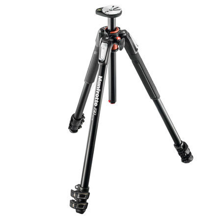 Manfrotto 190XPRO 3-Section Aluminum Camera Tripod with Horizontal Column
