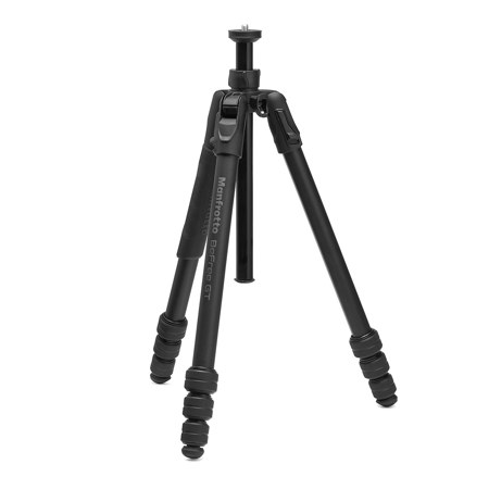Manfrotto Befree GT PRO 4-Section Aluminum Travel Tripod Legs, Black Matte