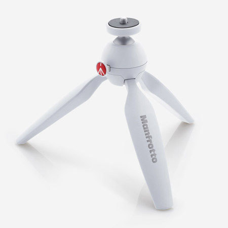 Manfrotto PIXI Aluminum Mini Tripod - White
