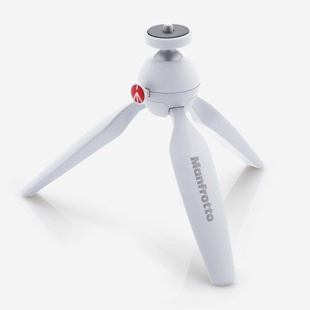 Manfrotto PIXI Aluminum Mini Tripod-White