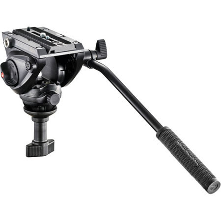 Manfrotto MVH500A Professional Fluid Video Head, 60mm Half Ball