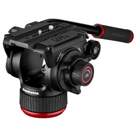 Manfrotto 504X Fluid Video Head w/CF Twin Leg Video Tripod Mid