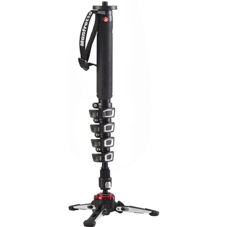 Manfrotto XPRO Monopod+ Aluminum Video Monopod, 5 Section