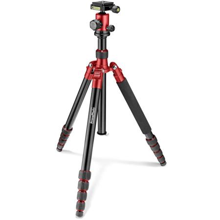 PrimaPhoto Big Travel Kit Tripod, Red