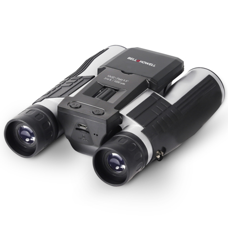 Bell & Howell 12x32 5MP FHD Digital Camera Roof Prism Binocular with 2" LCD Monitor, 5.5 Degree Field of View