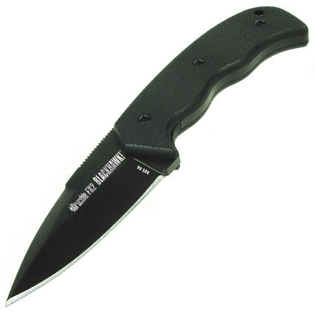 Blackhawk Crucible FX2 Plain Edge Fixed Knife w/3.2" Black Drop Point Blade