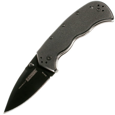Blackhawk Crucible II Plain Edge Folding Knife with 3.25" Drop Point Style Blade