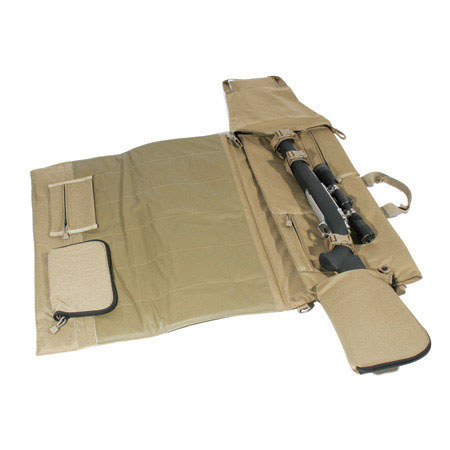 新品未開封・BLACKHAWK ストーカードラッグマット／タクティカル収納バッグ Blackhawk Long Gun Pack Mat with HawkTex, Desert Tan - Adorama