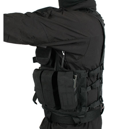 Blackhawk Omega Vest Cross Draw Pistol Mag, Black