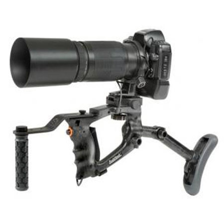 BushHawk Black Double Handle Shoulder Mount for Nikon