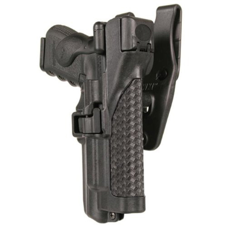 Blackhawk SERPA Level 3 Light Bearing Duty Holster, Right Hand, Basketweave