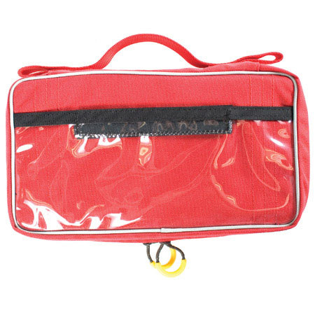 Blackhawk Fire/EMS STOMP II Medical Pack Accessory Pouch with Red Handle, Red