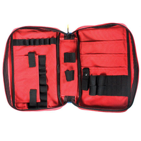 Blackhawk Fire/EMS STOMP II Medical Pack Accessory Pouch with Blue Handle, Red