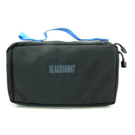 Blackhawk S.T.O.M.P. Medical Pack Accessory Pouch with Blue Handle, Black