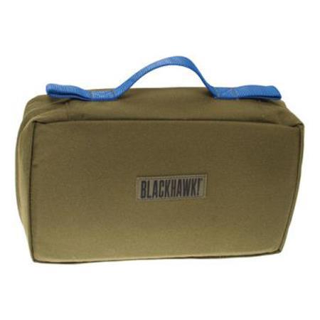 Blackhawk S.T.O.M.P. Medical Pack Accessory Pouch with Blue Handle, Olive Drab