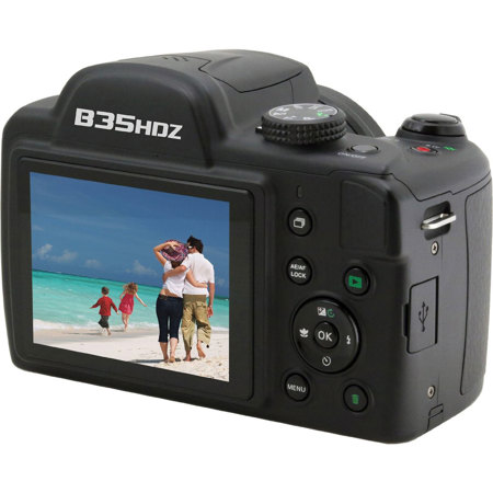 Bell & Howell B35HDZ 20MP Superzoom Bridge Digital Camera, Black