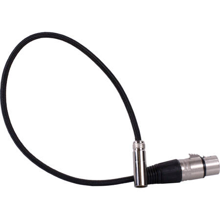 Blackhawk Cables 16" Mini-XLR Male to XLR Female Audio Cable, Black