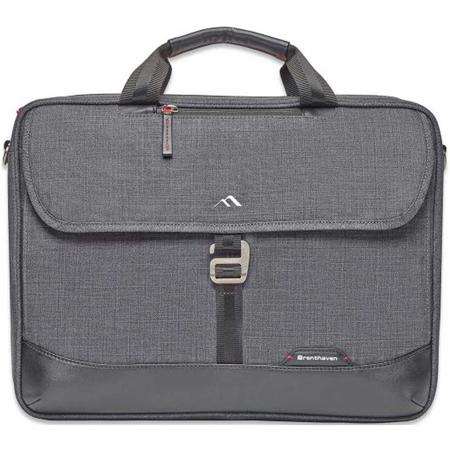Brenthaven Collins Slim Briefcase, Graphite