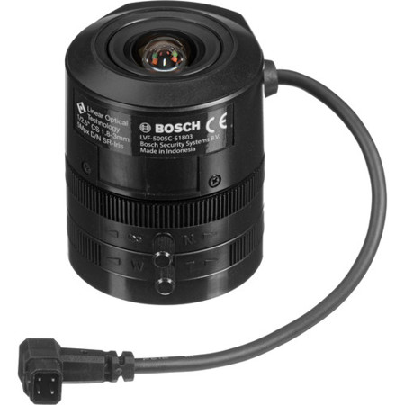 Bosch SR 5MP, 1.8-3mm IR Corrected Varifocal Lens, CS Mount
