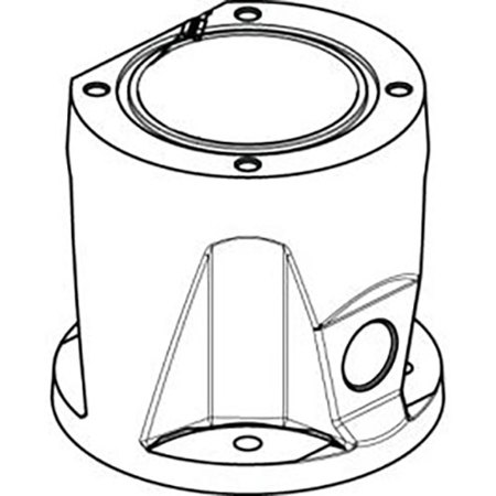 Bosch MIC Hinged DCA Mount for MIC7000 Camera, Gray, Sand Finish