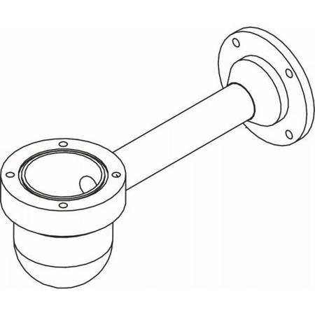 Bosch MIC Wall Mount Bracket, White, Leatherette Finish