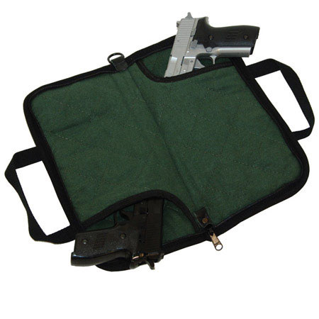 Boyt Harness 13" Canvas Double Handgun Case, Olive Drab