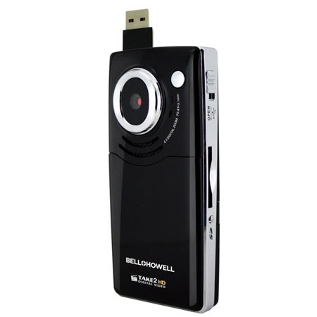 Bell+Howell Take-2HD High Definition Digital Video Flip Camcorder, Black