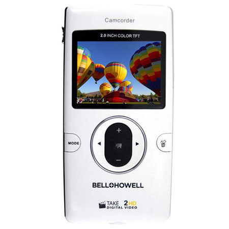 Bell+Howell Take-2HD High Definition Digital Video Flip Camcorder, White