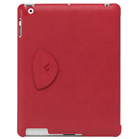 Brenthaven Trek Hardshell Folio Case for iPad 2/3, Red