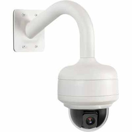 Bosch AUTODOME Easy II 10x Color IP with IVA Outdoor Camera, PAL, Clear Bubble