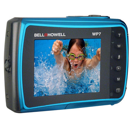 Bell & Howell Splash WP7 Waterproof Digital Camera, Blue