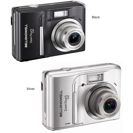 Bell and Howell Z10T 10MP Touchscreen Dig Camera, Blck