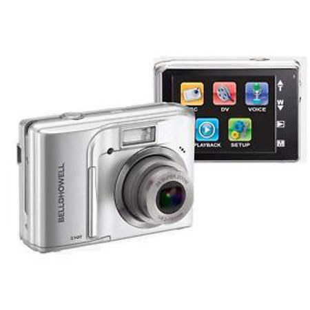 Bell and Howell Z10T 10MP Touchscreen Dig Camera, Silver