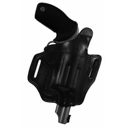 Bianchi Black Widow RH Belt Slide Holster for S&W Chief J 2-3in Revolvers, Black